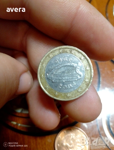 монета от едно евро 