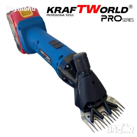 Акумулаторна машинка за подстригване на животни KraftWorld с 2 батерии, снимка 3 - Други инструменти - 51027165