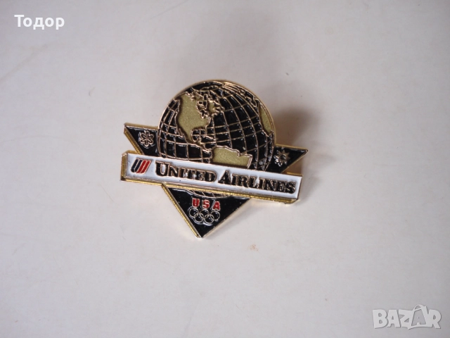 Голям знак значка бронз емайл Airlines 1984, снимка 7 - Колекции - 52669394