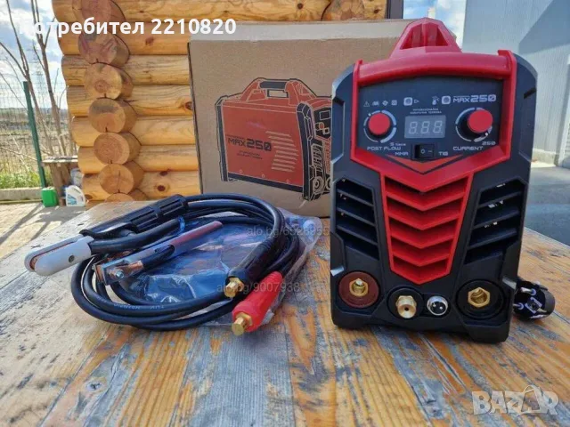 Аргонов Заваръчен Апарат - 250Ампера Електрожен + Аргон - 250А RED - професионален - ТОП ЦЕНА, снимка 2 - Други машини и части - 55795951