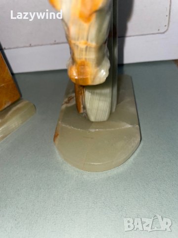 Стопери за книги от оникс във формата на коне, снимка 7 - Антикварни и старинни предмети - 44286811