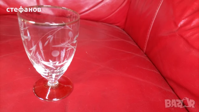 Страхотен ракиен комплект от едно време, златни кантове, ръчна гравюра, снимка 12 - Антикварни и старинни предмети - 51327190