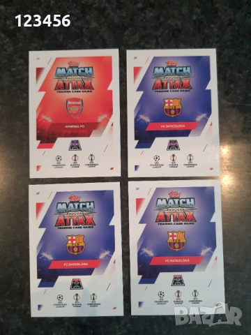 Карти Topps Match Attax, снимка 2 - Колекции - 53392923