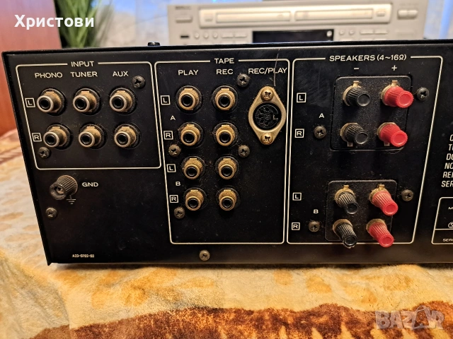 Продавам стар оригинален усилвател KENWOOD KA - 3500, снимка 7 - Ресийвъри, усилватели, смесителни пултове - 53353156