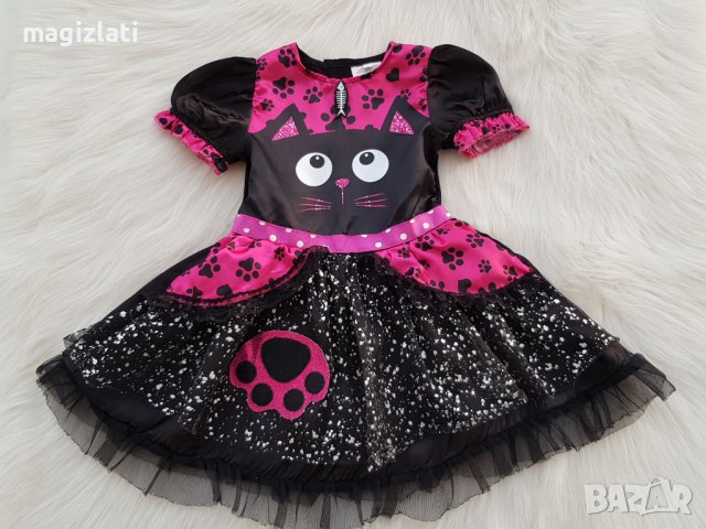 Карнавална рокля Коте 2-3 години, снимка 7 - Детски рокли и поли - 42685593