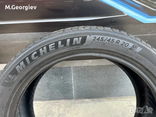 4бр. ЗИМНИ ГУМИ MICHELIN  РАЗМЕРИ 245/45/R20 103V-7,5мм., снимка 3 - Гуми и джанти - 48290523