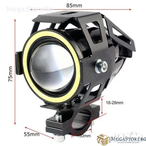 Халоген диоден за мотоциклет - 2566, снимка 2 - Аксесоари и консумативи - 47785486