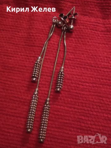 НЕЖНИ СРЕБЪРНИ ИТАЛИАНСКИ ФЕШЪН АРТ ОБЕЦИ СРЕБРО 925 ПРОБА 25416, снимка 12 - Обеци - 40532538