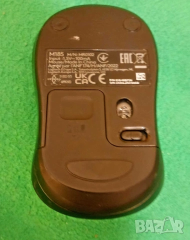 Продавам безжична мишка Logitech M 185, снимка 3 - Клавиатури и мишки - 53804410