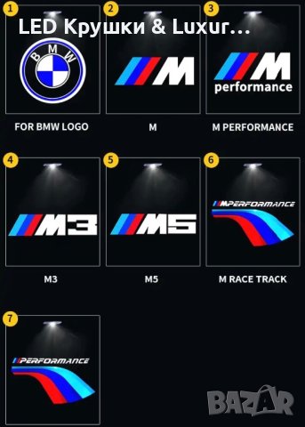 LED Лого Проектор Плафон За BMW, снимка 3 - Аксесоари и консумативи - 33261649