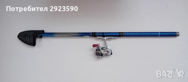 Пръчка за перо с малка макара, снимка 2 - Въдици - 53067274