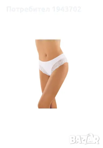 Микрофибърни бикини в бял цвят BBL121