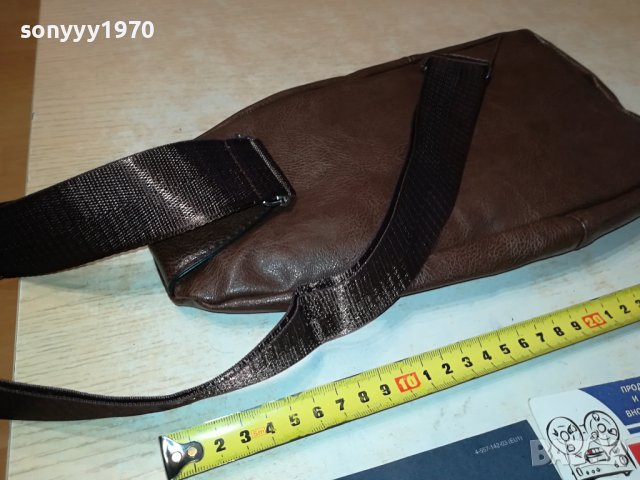 КАФЯВА КОЖЕНА ЧАНТА 2508230828, снимка 15 - Чанти - 41960481
