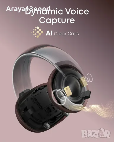 Безжични слушалки Soundcore AeroClip by Anker с отворен дизайн, Bluetooth 5.4 и IP55, снимка 8 - Безжични слушалки - 56159781