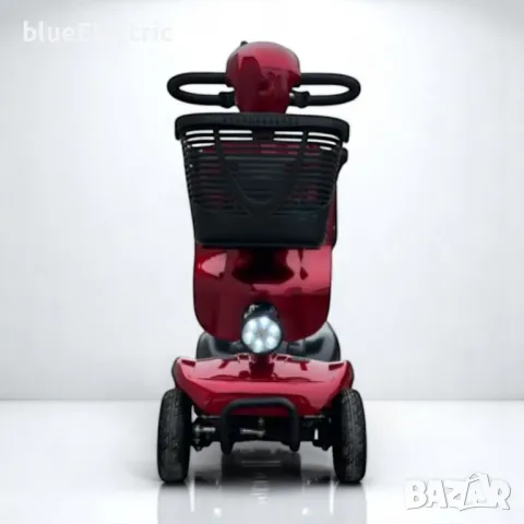 Инвалидна електрическа четириколка blueElectric BL500 - 500W /24V /20AH - RED, снимка 3 - Инвалидни скутери - 50018080