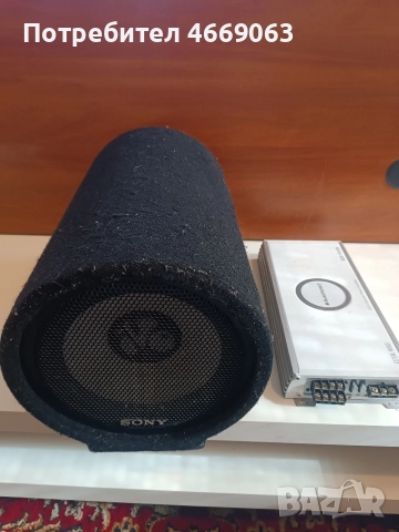 Бас каса за автомобил + усилвател Blaupunkt , снимка 3 - Тонколони - 52904100