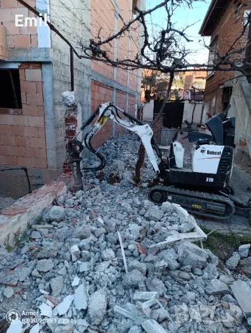 Услуги с Мини Дъмпер, Багер и Бобкат , снимка 4 - Други услуги - 49698399