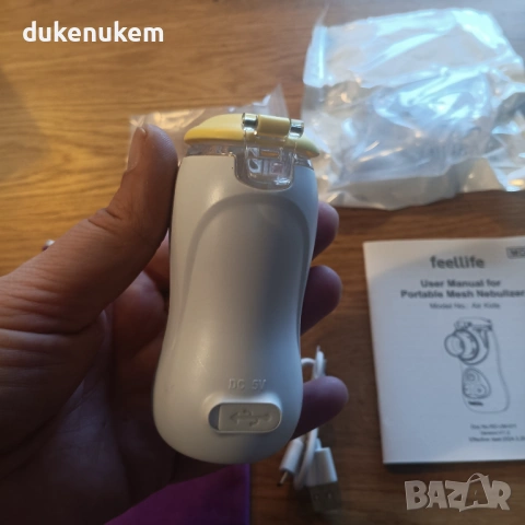 Преносим инхалатор, Mesh небулизатор за деца и възрастни, снимка 10 - Медицинска апаратура - 53096106