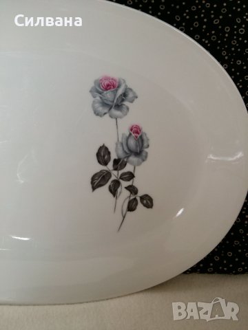 елипсовидна чиния, снимка 2 - Чинии - 42683774