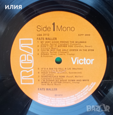 Fats Waller – 1972 - The Vocal Fats Waller(RCA – LSA 3112)(Jazz), снимка 3 - Грамофонни плочи - 44822033