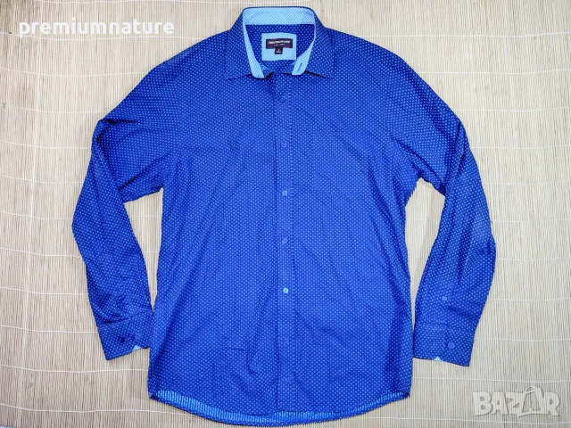 📍 Johnston & Murphy 1850 Logan Printed Long-Sleeve Shirt / M / мъжка риза с дълги ръкави