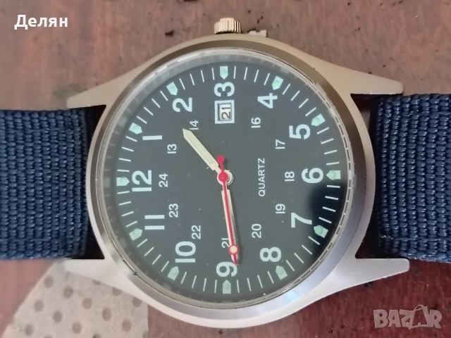 Продавам военни кварцови часовници с дата в различни цветове, с батерия., снимка 8 - Мъжки - 52059744