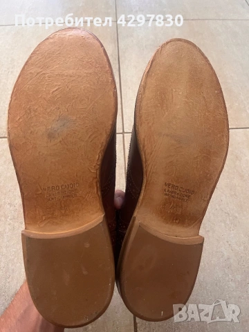 Кожени официални обувки Vero Cuoio размер 41, снимка 3 - Официални обувки - 53794699