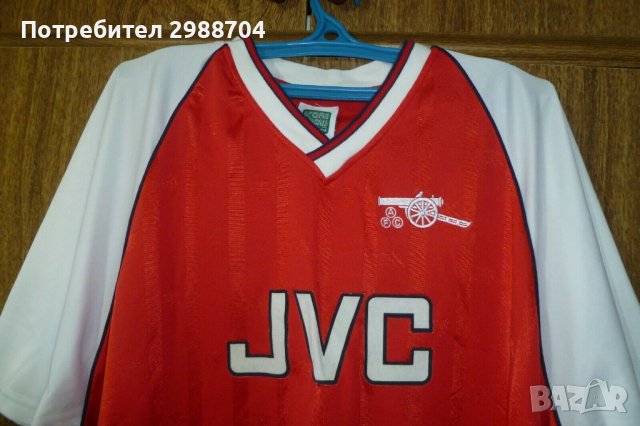 ретро футболен екип Arsenal London JVC, снимка 3 - Футбол - 41126569