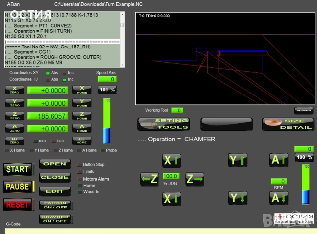 Цнц струг  cnc струг, снимка 3 - Стругове - 51471422