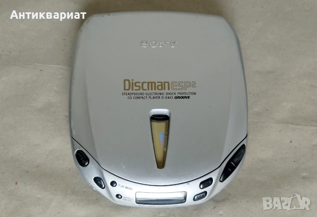 Преносим CD плеар DISCMAN - Sony D-E443 / STEADYSOUND / GROOVE