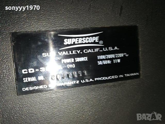 SUPERSCOPE CD-302A DECK-ВНОС FRANCE 2408231400, снимка 18 - Декове - 41953816
