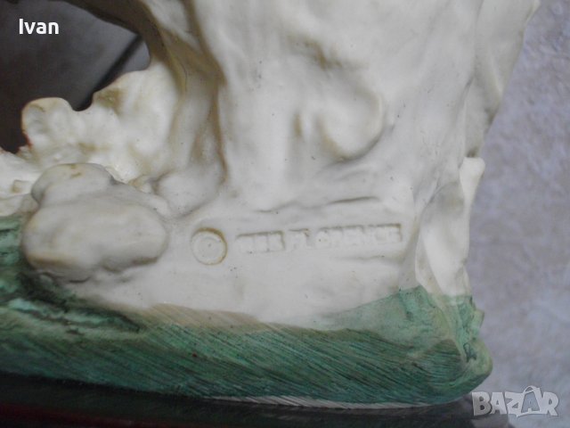 Capodimonte-31см Винтидж Порцелан Статуетка/Фигура,Подпис от Бруно Мерли-Bruno Merli-1983 Florence, снимка 17 - Статуетки - 39964138