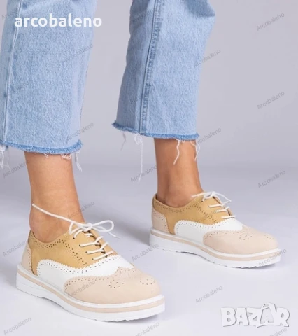 Дамски класически оксфорд обувки Toddi, 3цвята , снимка 4 - Дамски ежедневни обувки - 51247195