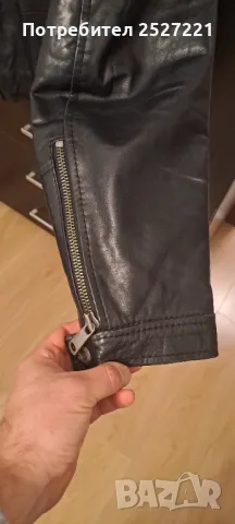 Кожено яке с  подплата Rockeds, снимка 8 - Якета - 48258176