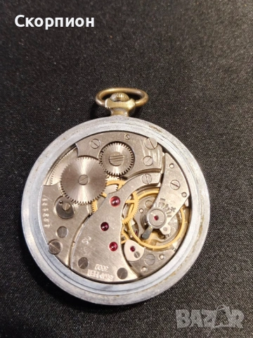 Джобен часовник - Молния - СССР - 18 РУБИНА - ПЕРФЕКТЕН, снимка 6 - Джобни - 49241450