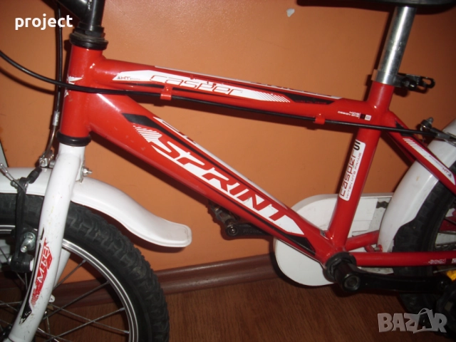 ИЗГОДНО Sprint 16" детски велосипед,колело със спомагателни.Промо цена, снимка 4 - Детски велосипеди, триколки и коли - 52579698