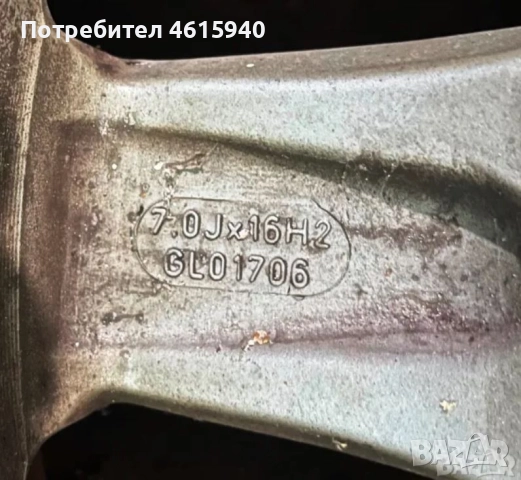 MAZDA МАЗДА 4бр.италиански алуминиеви джанти 16" 5х114,3мм 7J ЕТ35 +4бр зимни гуми 205/55/16, снимка 9 - Гуми и джанти - 52941890