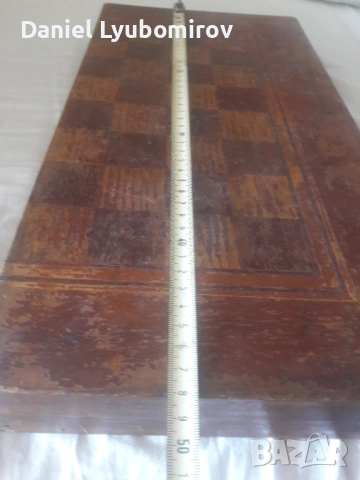 Дървена Табла 48см*48см , пулове и зарчета, снимка 6 - Шах и табла - 53095693