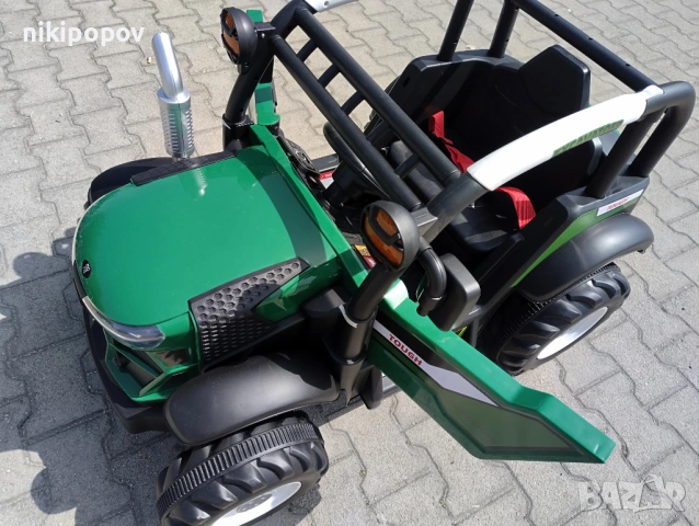 TEXAS акумулаторен трактор HARVEST зелен, снимка 3 - Други - 53849400