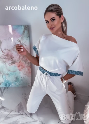 Елегантен дамски комплект от две части SABRINA     , снимка 7 - Комплекти - 50750632