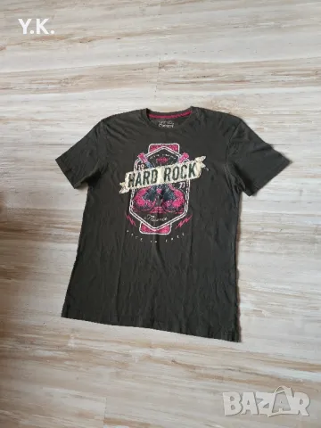 Оригинална мъжка тениска Hard Rock Cafe Florence, снимка 2 - Тениски - 49720514