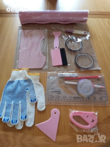 Комплект инструменти за сублимационен печат на тениски, силиконова подложка за термопреса, снимка 10 - Други стоки за дома - 51495871