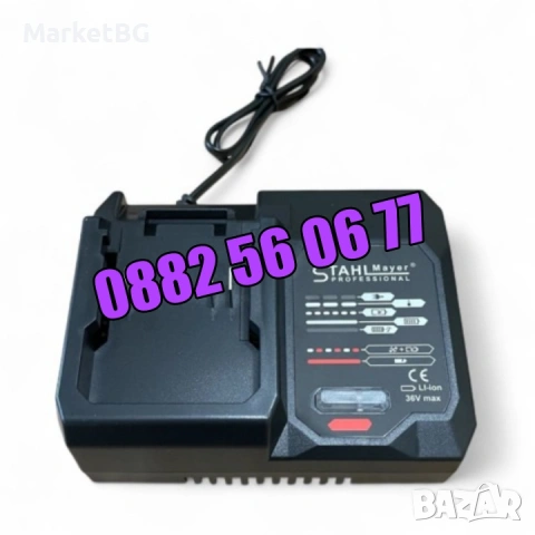 Акумулаторен ъглошлайф 36V 8.0Ah, снимка 4 - Други инструменти - 53275085