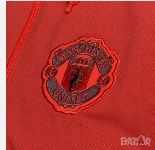 ADIDAS FC MANCHESTER UNITED 2016/2017 футболно  горнище размер 13-14 / S, снимка 4 - Детски анцузи и суичери - 49349759
