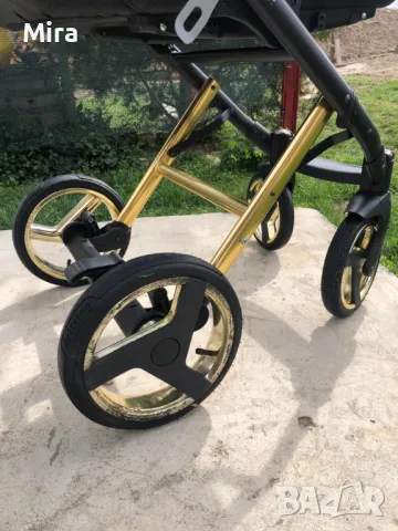  Намалена на 599! Бебешка количка Tutek DIAMOS | VX 3в1 Gold DVXECO5, снимка 6 - Детски колички - 49464876