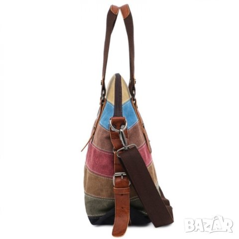 Шарена дамска чанта Color, снимка 5 - Чанти - 41476958