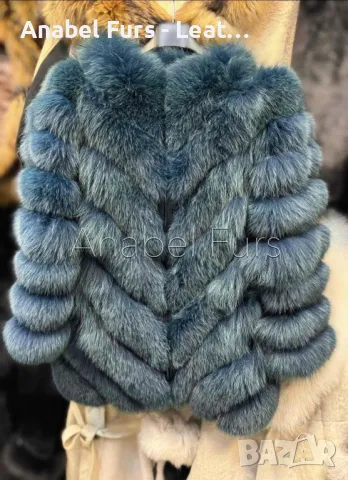 Луксозни дамски палта от естествена кожа и естествен косъм, снимка 16 - Палта, манта - 37849596