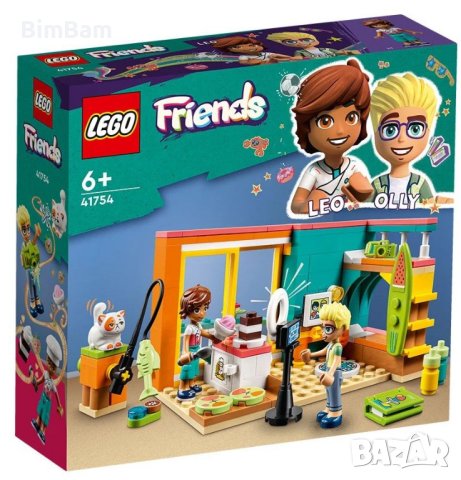 Конструктор LEGO® Friends 41754 - Стаята на Лео / 203 части