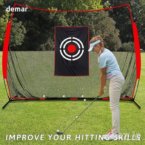 Мрежа за голф Kapler, за тренировки на закрито и открито, № 6 - 3,7х3м, снимка 6 - Голф - 44584287