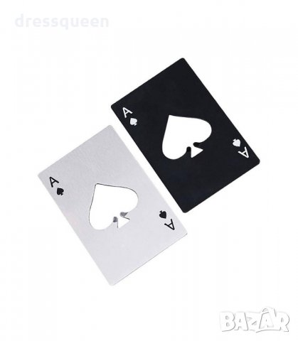 29002 Метална отварачка Асо пика, в джобен размер, снимка 5 - Други - 34266251